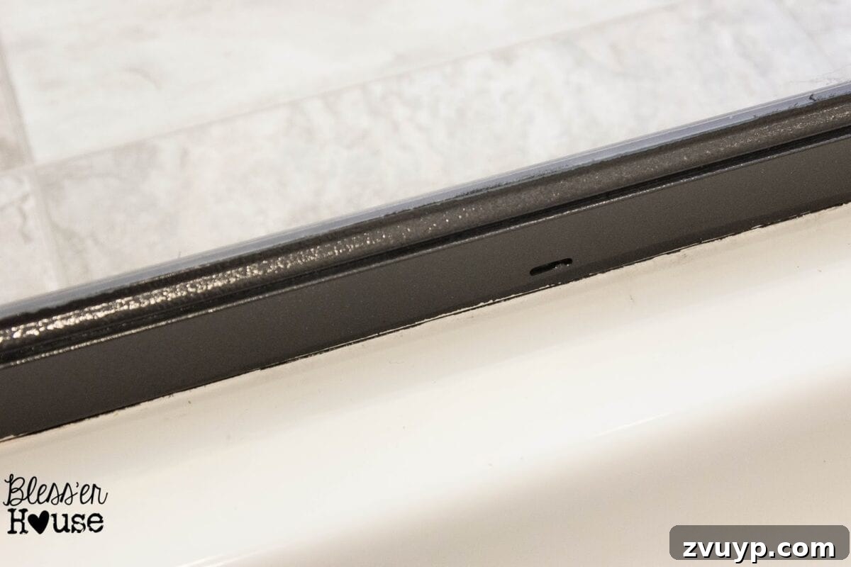 How NOT to Paint a Shower Door (And How to Fix Spray Paint Mistakes) | Bless'er House