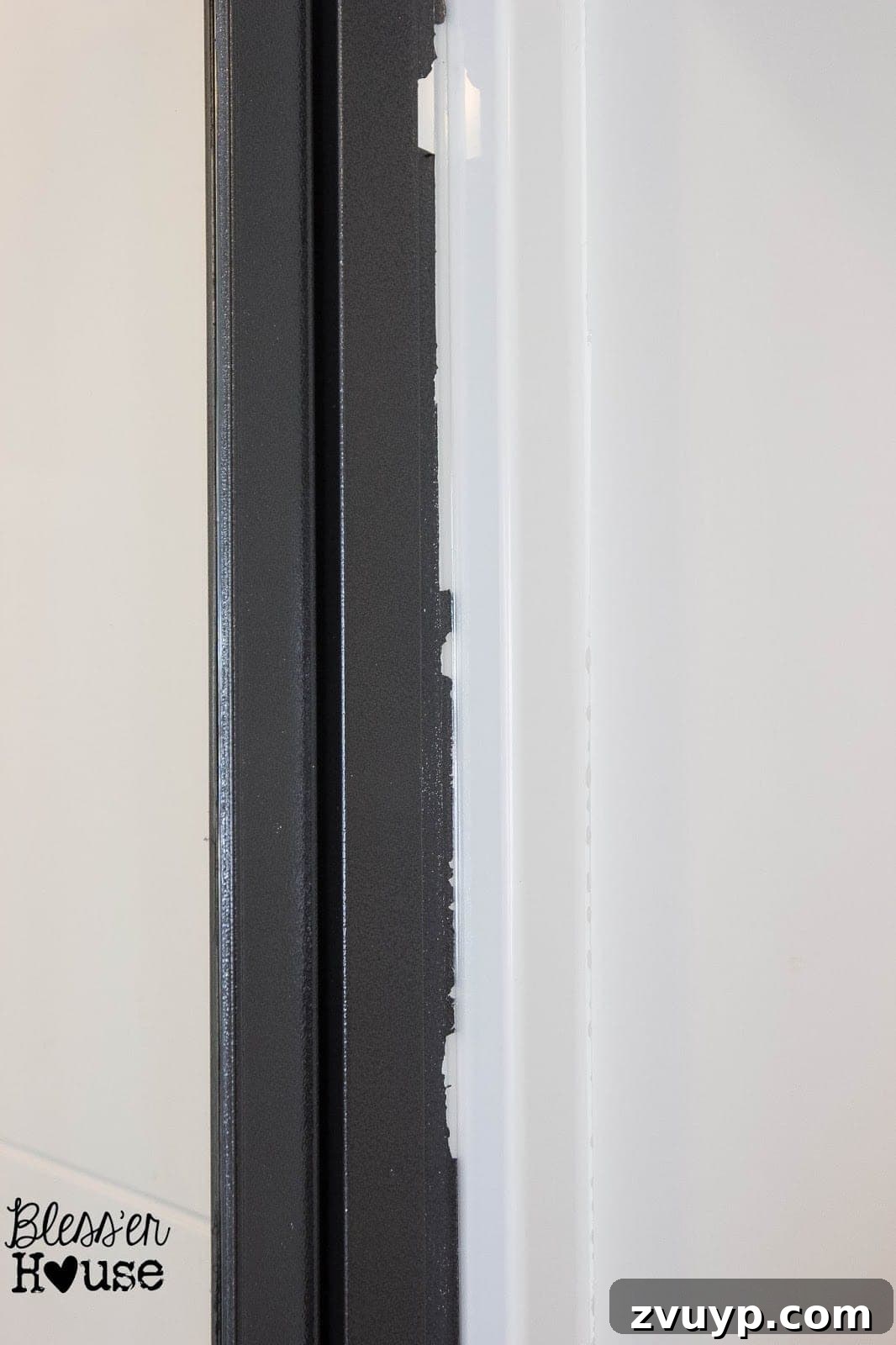 How NOT to Paint a Shower Door (And How to Fix Spray Paint Mistakes) | Bless'er House