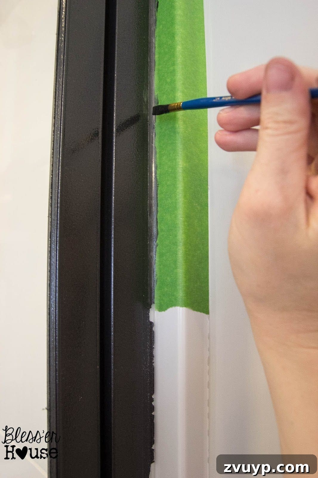 How NOT to Paint a Shower Door (And How to Fix Spray Paint Mistakes) | Bless'er House