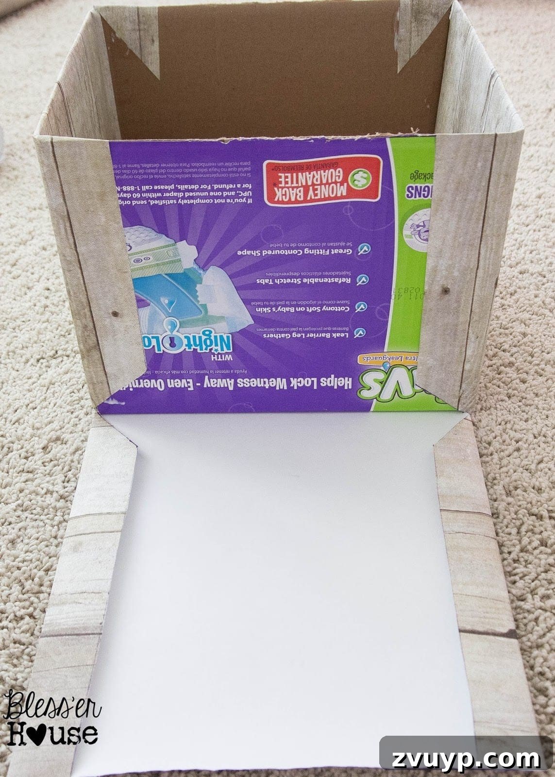 Finishing Side Flaps of Cardboard Crate