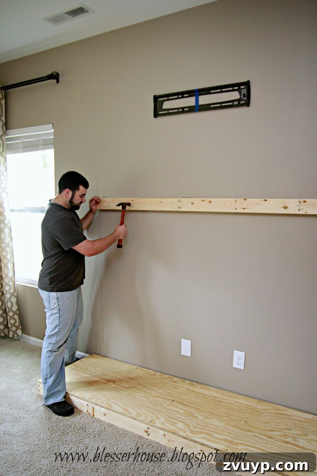Wall 2x4s for mantel support