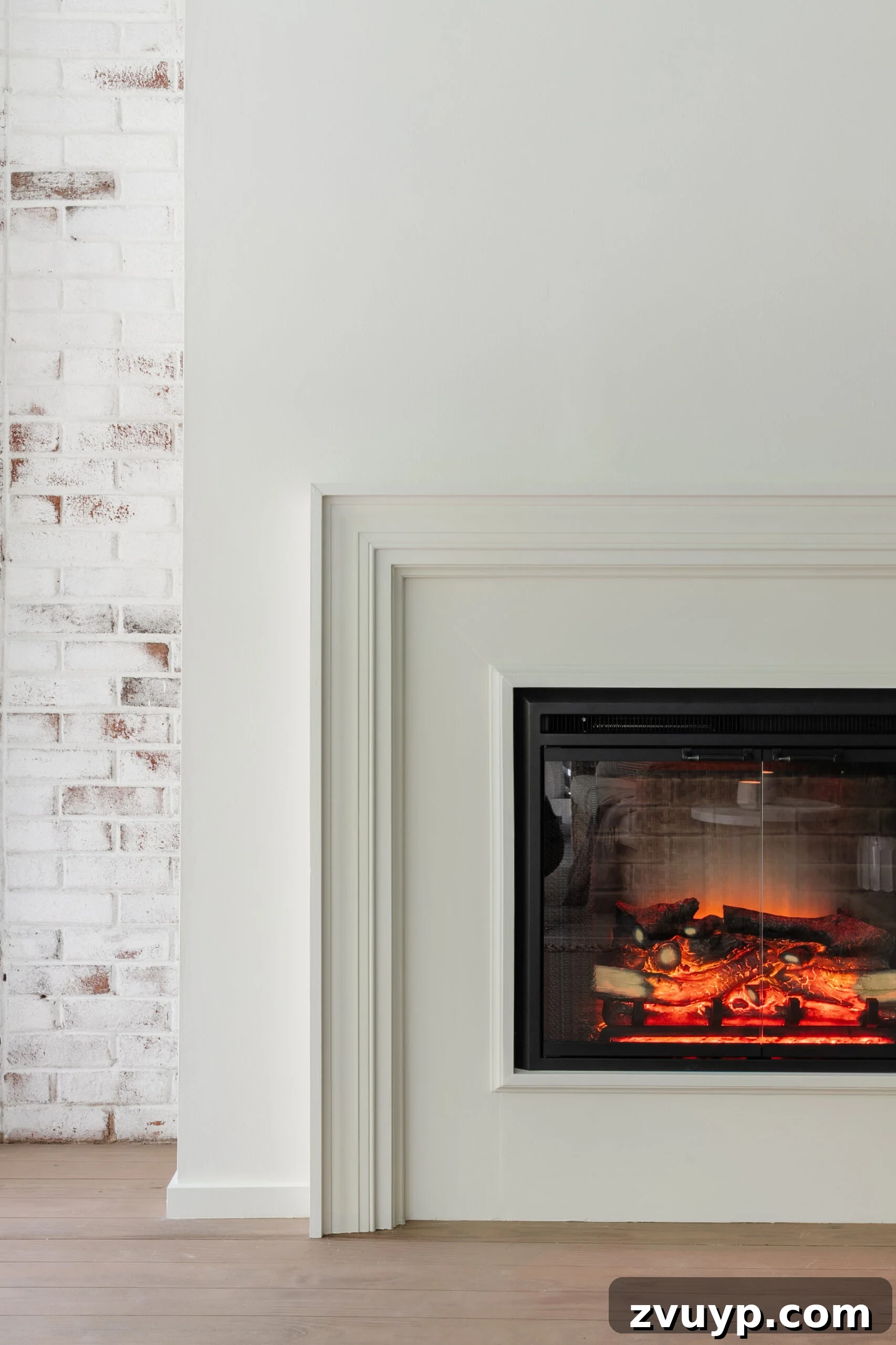 13 Stylish Electric Fireplaces That Enhance Any Room 5 electric fireplace in a diy plaster surround