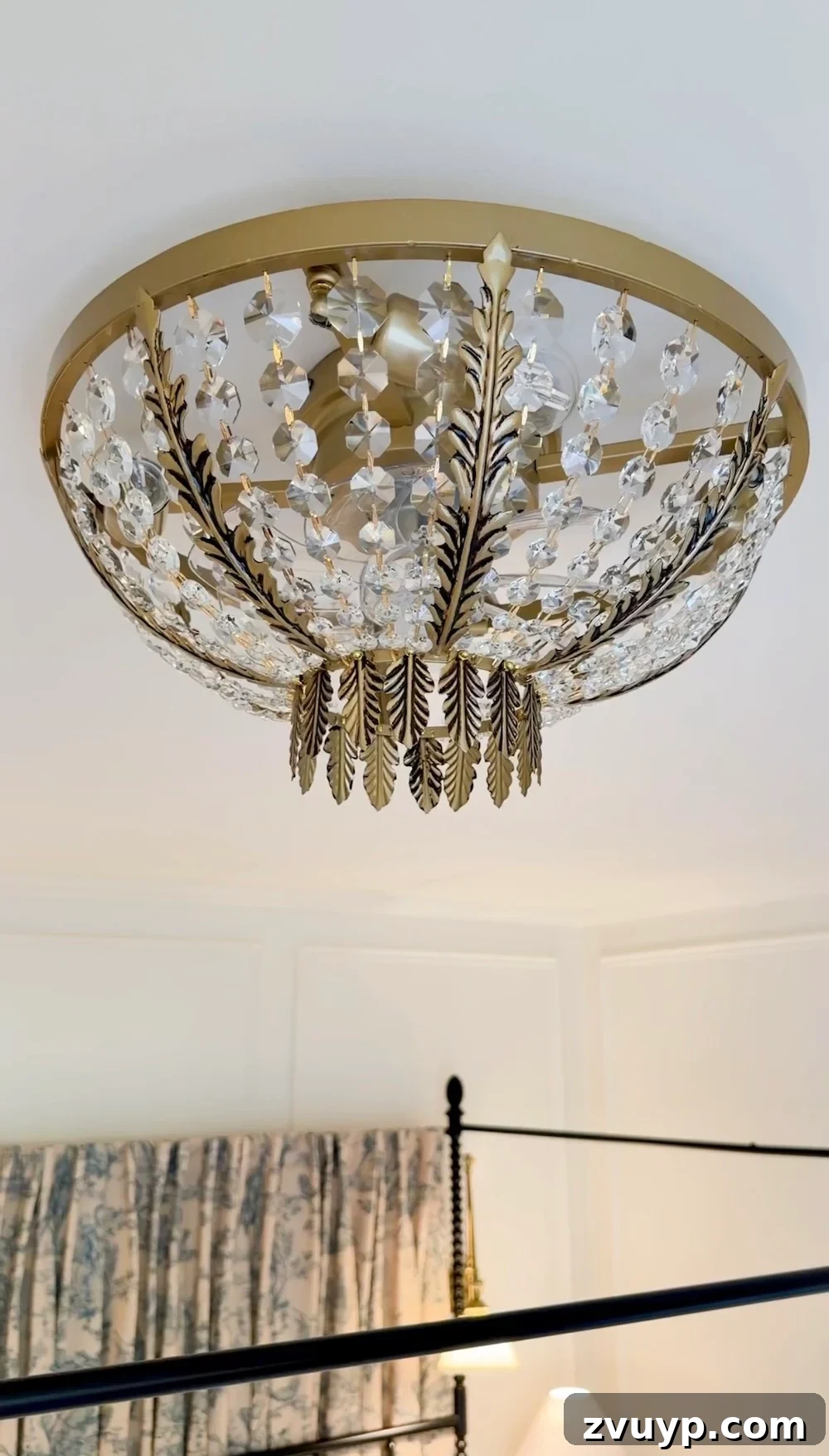 Layer Lighting Like an Interior Designer: Tips for Every Room 4 crystal ceiling fan
